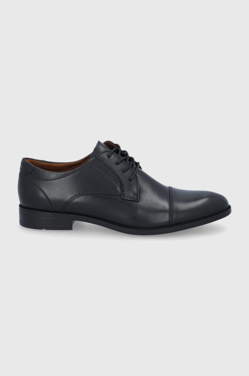 Aldo pantofi de piele Cortleyflex barbati, culoarea negru Aldo pantofi de piele Cortleyflex barbati, culoarea negru