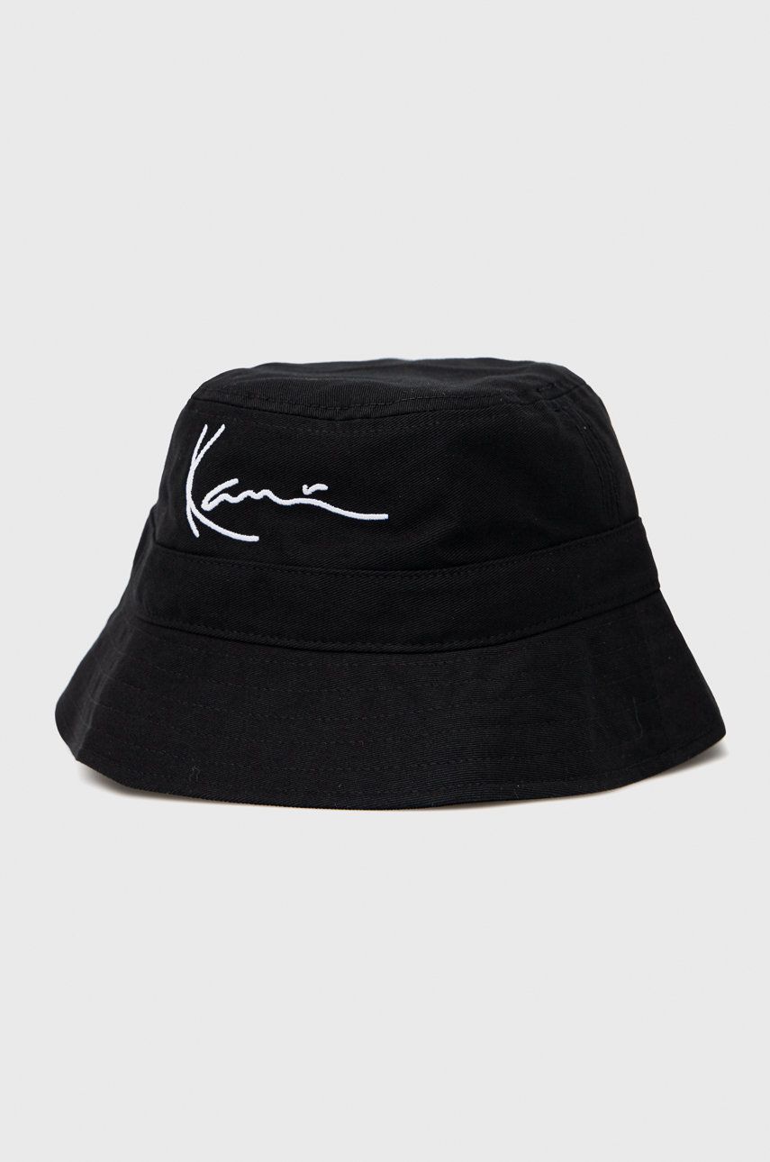 Karl Kani pălărie din bumbac culoarea negru, bumbac ESSKKMACCBH01BLK-black Karl Kani pălărie din bumbac culoarea negru, bumbac ESSKKMACCBH01BLK-black