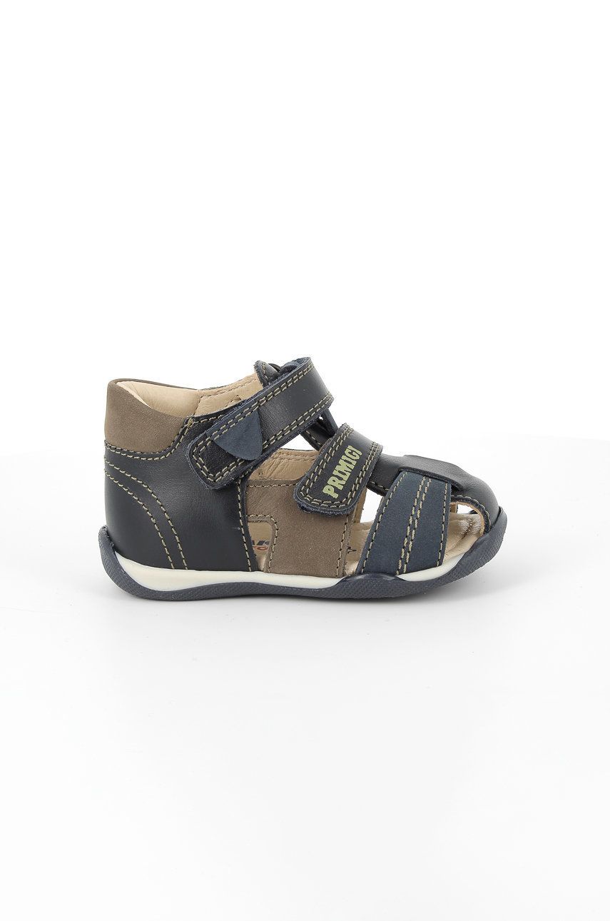 Primigi sandale din piele pentru copii culoarea albastru marin Primigi sandale din piele pentru copii culoarea albastru marin