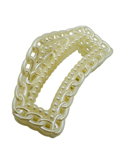 En-gros Cleste pentru par model deosebit Alb Perlat Curbat, marime mare En-gros Cleste pentru par model deosebit Alb Perlat Curbat, marime mare