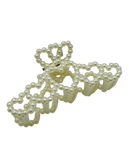 En-gros Cleste pentru par model deosebit Alb Perlat model Inimioare, marime mare En-gros Cleste pentru par model deosebit Alb Perlat model Inimioare, marime mare