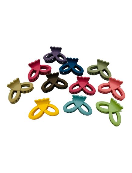En-gros Cleste pentru par, model Fluture, marime medie, din silicon En-gros Cleste pentru par, model Fluture, marime medie, din silicon