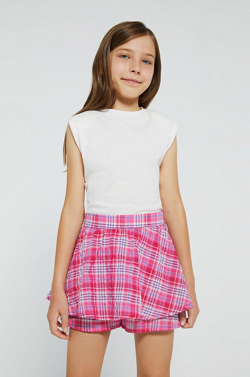 Mayoral pantaloni scurti copii culoarea violet, modelator Mayoral pantaloni scurti copii culoarea violet, modelator