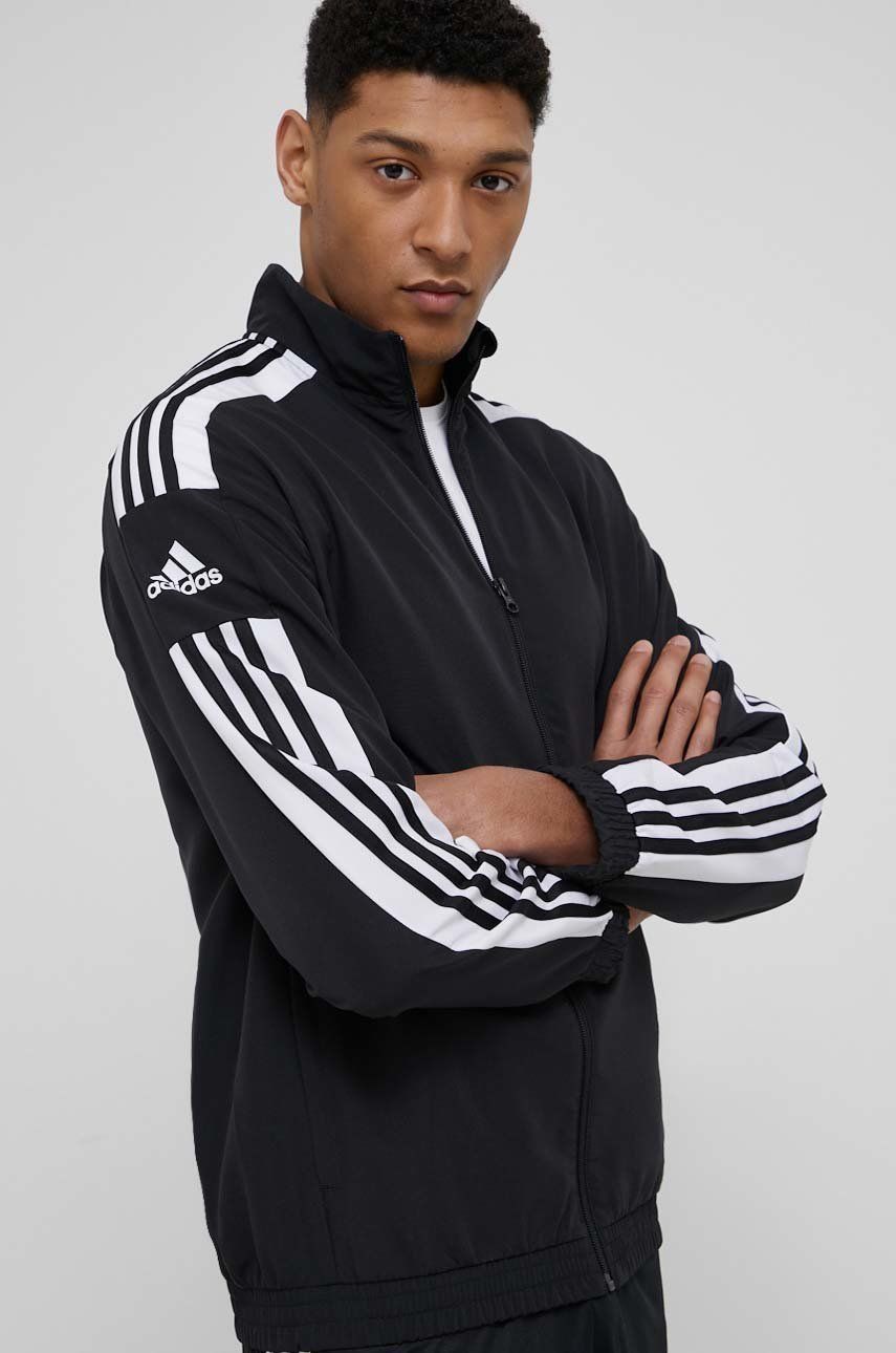 adidas Performance geacă Squadra 21 GK9549 bărbați, culoarea negru, de tranziție GK9549 adidas Performance geacă Squadra 21 GK9549 bărbați, culoarea negru, de tranziție GK9549