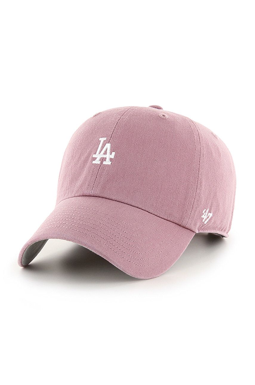 47brand șapcă MLB Los Angeles Dodgers culoarea roz, cu imprimeu B-BSRNR12GWS-QC 47brand șapcă MLB Los Angeles Dodgers culoarea roz, cu imprimeu B-BSRNR12GWS-QC
