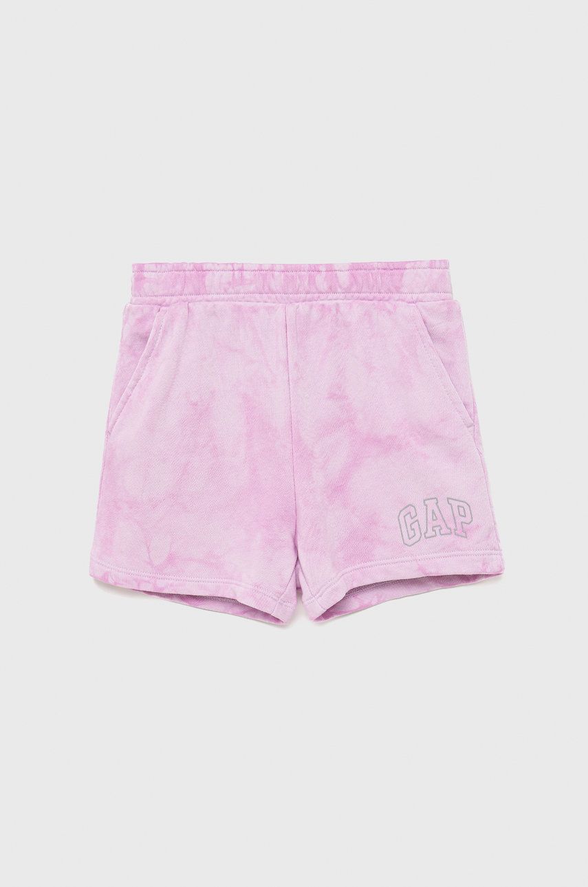 GAP pantaloni scurti copii culoarea violet, modelator GAP pantaloni scurti copii culoarea violet, modelator