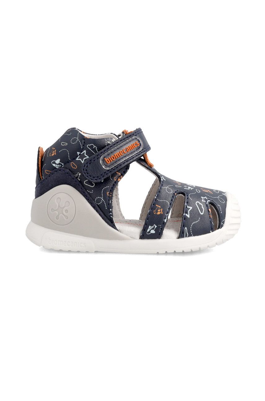 Biomecanics sandale din piele pentru copii culoarea albastru marin Biomecanics sandale din piele pentru copii culoarea albastru marin