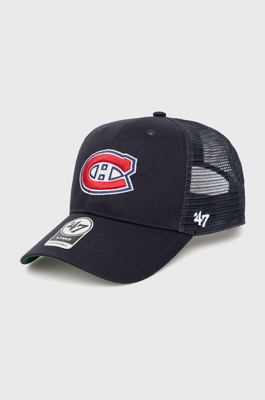 47brand șapcă NHL Chicago Blackhawks culoarea bleumarin, cu imprimeu H-BRANS10CTP-NY 47brand șapcă NHL Chicago Blackhawks culoarea bleumarin, cu imprimeu H-BRANS10CTP-NY