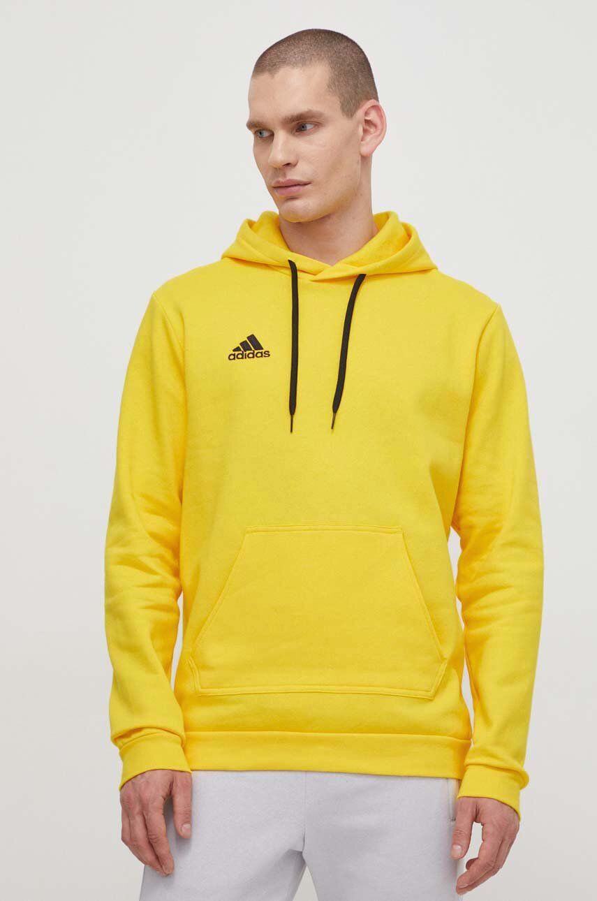 adidas Performance bluză HI2140 bărbați, culoarea galben, cu imprimeu HI2140 adidas Performance bluză HI2140 bărbați, culoarea galben, cu imprimeu HI2140