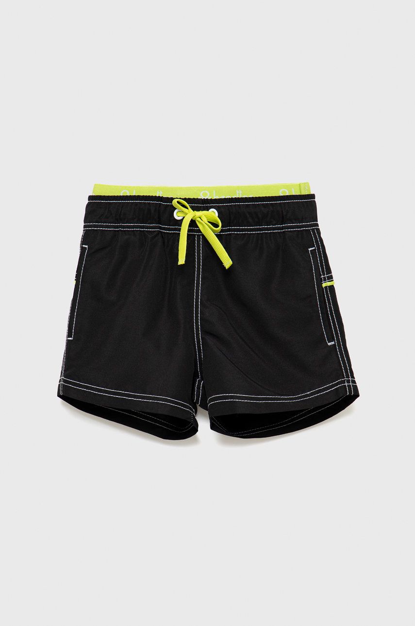 United Colors of Benetton pantaloni scurti de baie copii culoarea negru United Colors of Benetton pantaloni scurti de baie copii culoarea negru