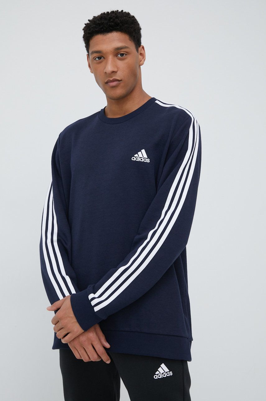 adidas Performance bluza GK9079 barbati, culoarea albastru marin, cu imprimeu adidas Performance bluza GK9079 barbati, culoarea albastru marin, cu imprimeu