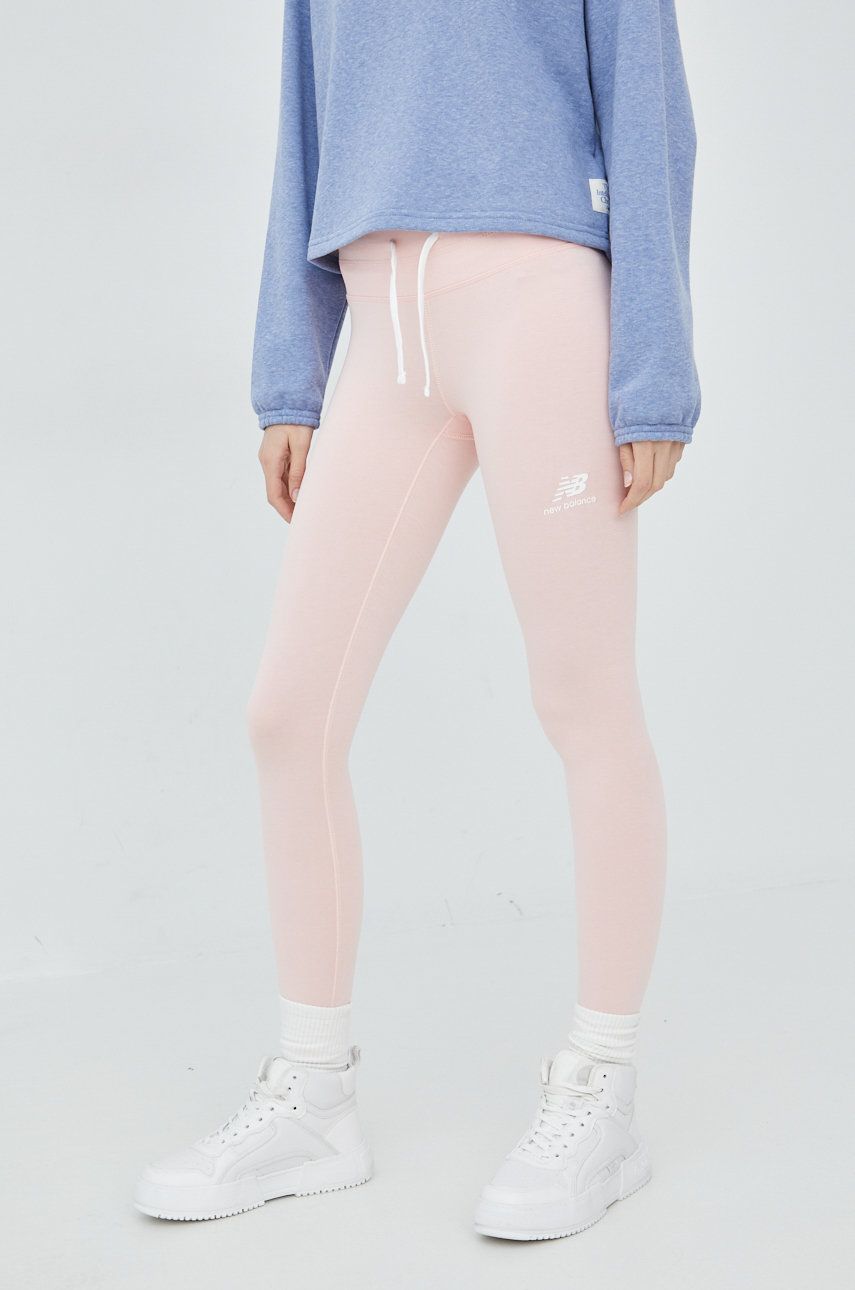 New Balance colanți WP21556PIE femei, culoarea roz, uni WP21556PIE-PIE New Balance colanți WP21556PIE femei, culoarea roz, uni WP21556PIE-PIE
