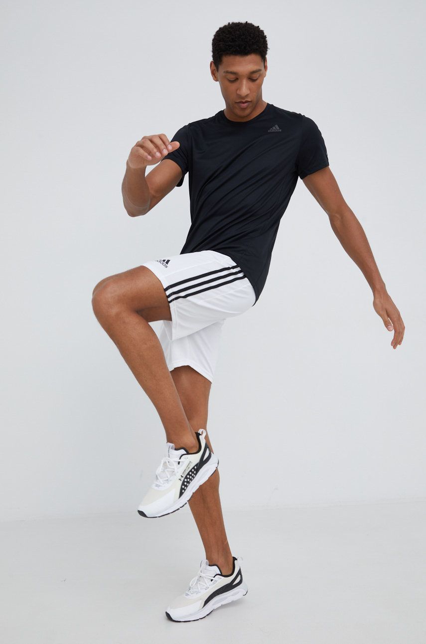 adidas Performance pantaloni scurți de antrenament Squad 21 GN5773 bărbați, culoarea alb GN5773 adidas Performance pantaloni scurți de antrenament Squad 21 GN5773 bărbați, culoarea alb GN5773