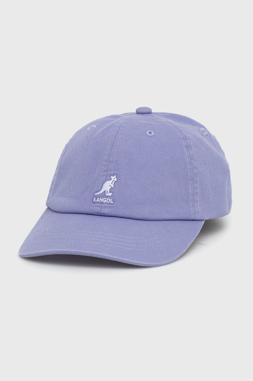 Kangol șapcă din bumbac culoarea violet, uni K5165HT.IL525-IL525 Kangol șapcă din bumbac culoarea violet, uni K5165HT.IL525-IL525