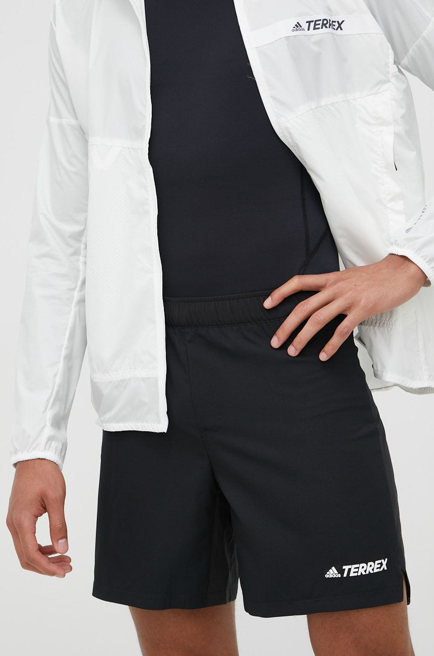 adidas TERREX pantaloni scurti sport Trail barbati, culoarea negru adidas TERREX pantaloni scurti sport Trail barbati, culoarea negru