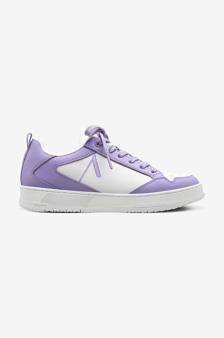 Arkk Copenhagen sneakers din piele Visuklass culoarea violet Arkk Copenhagen sneakers din piele Visuklass culoarea violet