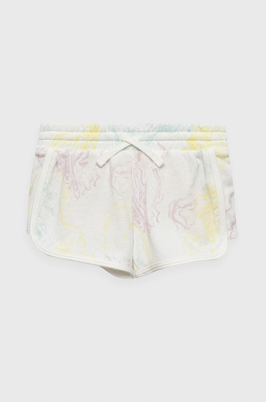 GAP pantaloni scurti copii culoarea alb, modelator, talie reglabila GAP pantaloni scurti copii culoarea alb, modelator, talie reglabila