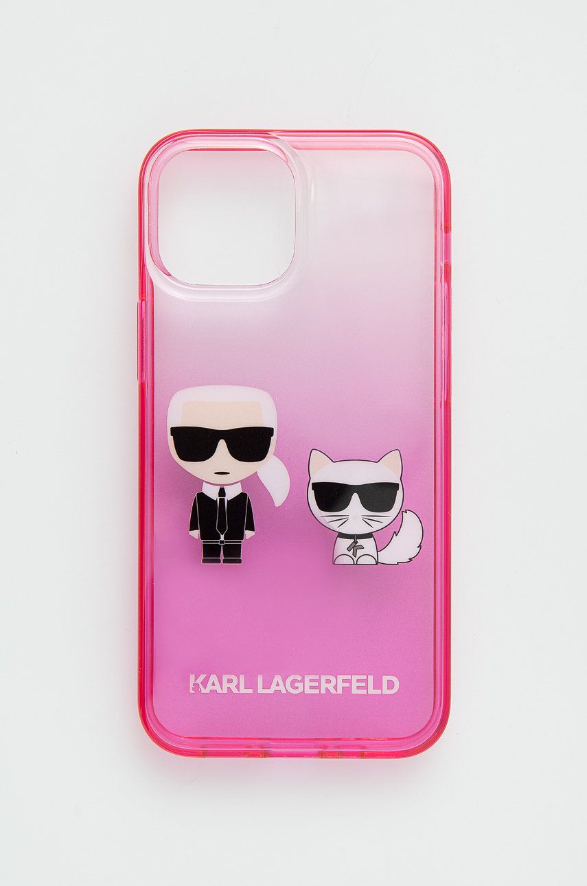 Karl Lagerfeld Husa pentru telefon Iphone 13 Mini 5,4'' culoarea roz Karl Lagerfeld Husa pentru telefon Iphone 13 Mini 5,4'' culoarea roz