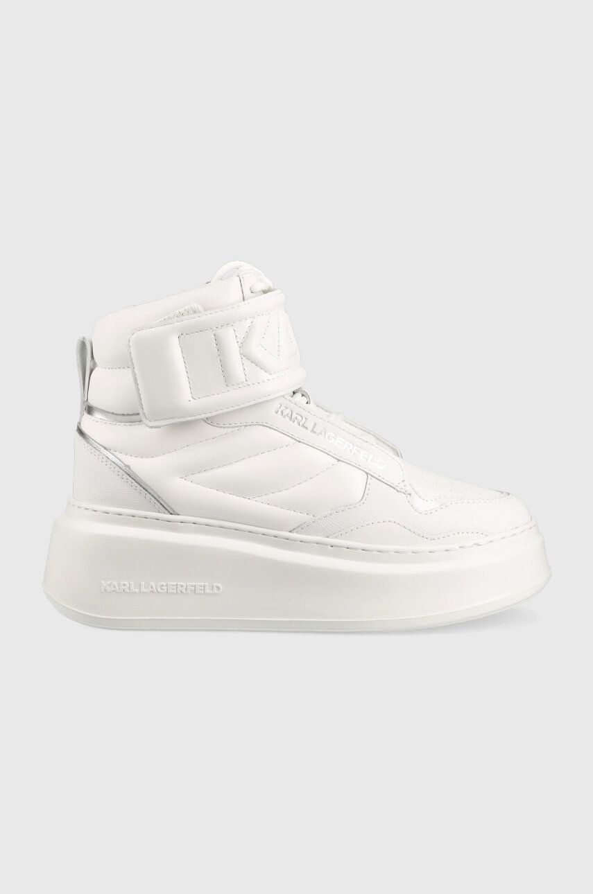 Karl Lagerfeld sneakers din piele ANAKAPRI culoarea alb KL63555 Karl Lagerfeld sneakers din piele ANAKAPRI culoarea alb KL63555