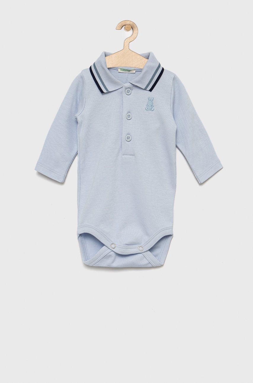 United Colors of Benetton body din bumbac pentru bebelusi United Colors of Benetton body din bumbac pentru bebelusi