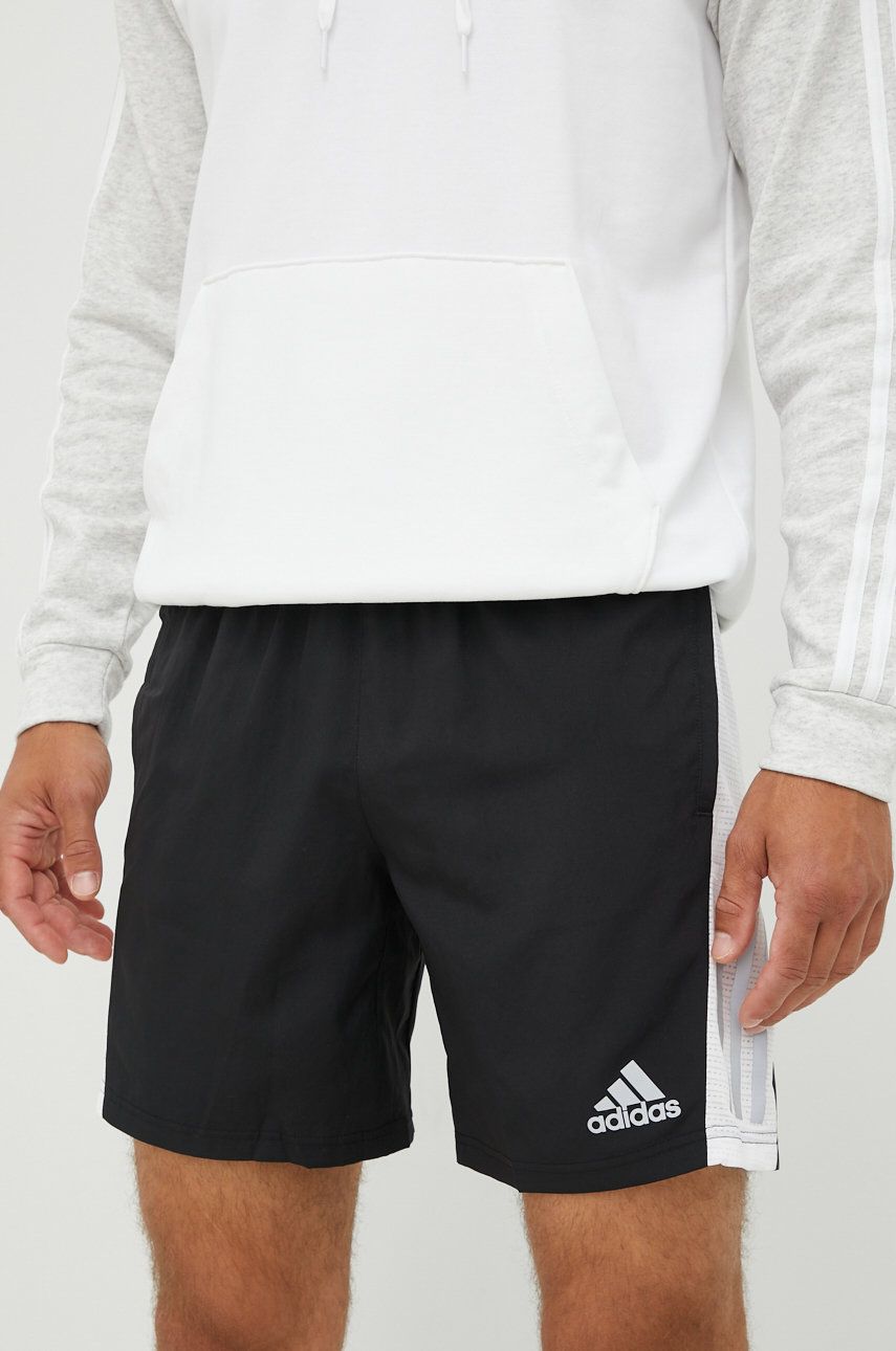 adidas Performance pantaloni scurți de alergare Own The Run barbati, culoarea negru adidas Performance pantaloni scurți de alergare Own The Run barbati, culoarea negru