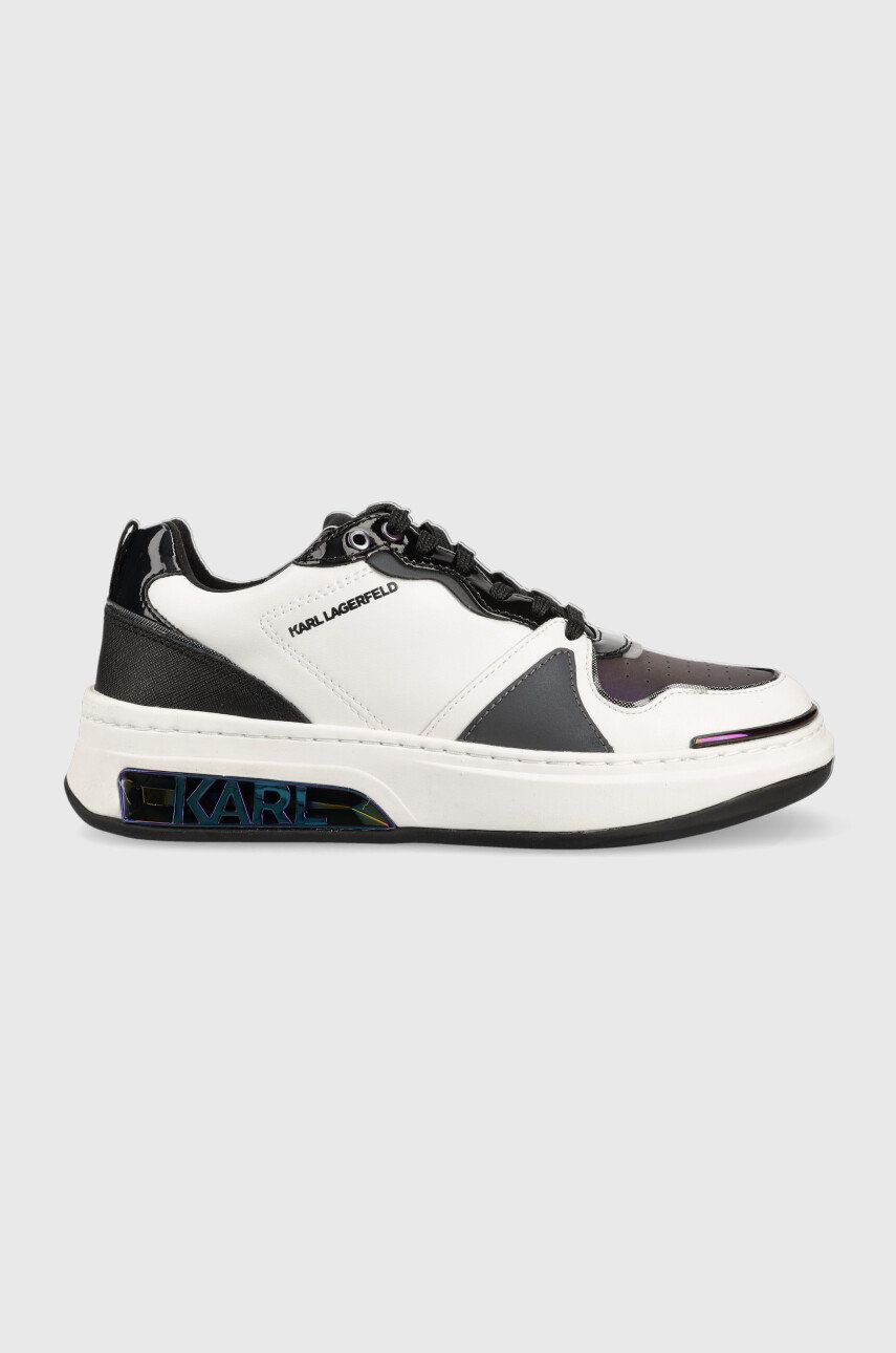 Karl Lagerfeld sneakers din piele Elektra Ii Lo culoarea alb Karl Lagerfeld sneakers din piele Elektra Ii Lo culoarea alb