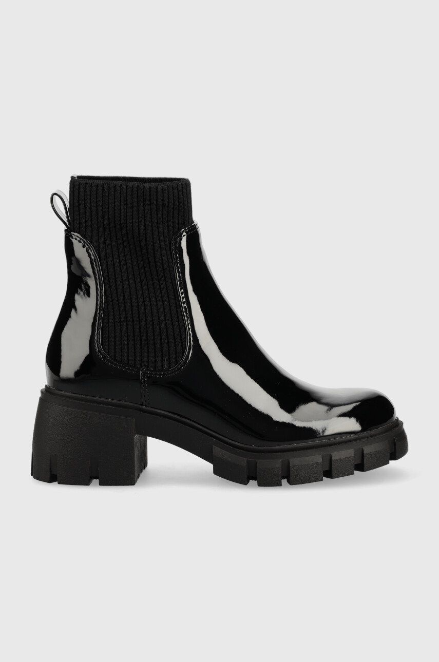 Steve Madden botine Hutch femei, culoarea negru, cu platforma Steve Madden botine Hutch femei, culoarea negru, cu platforma