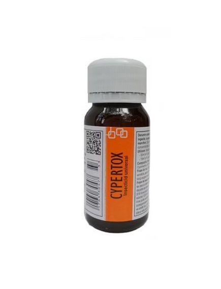 Insecticid profesional impotriva gandacilor- Cypertox Forte 50 ml Engros Insecticid profesional impotriva gandacilor- Cypertox Forte 50 ml Engros