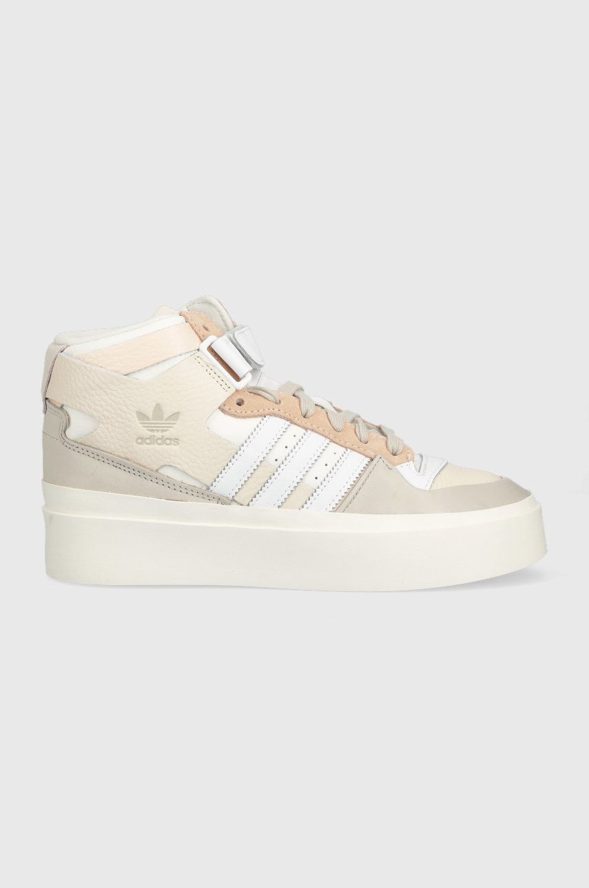 adidas Originals sneakers Forum Bonega culoarea bej, GW7061 GW7061-WHT/ORA adidas Originals sneakers Forum Bonega culoarea bej, GW7061 GW7061-WHT/ORA
