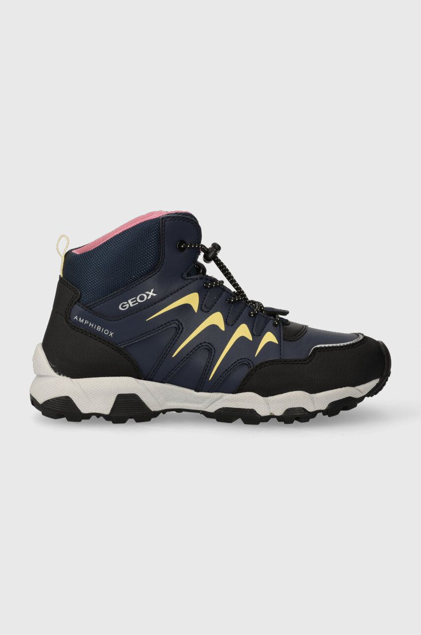 Geox cizme de iarna pentru copii culoarea albastru marin Geox cizme de iarna pentru copii culoarea albastru marin