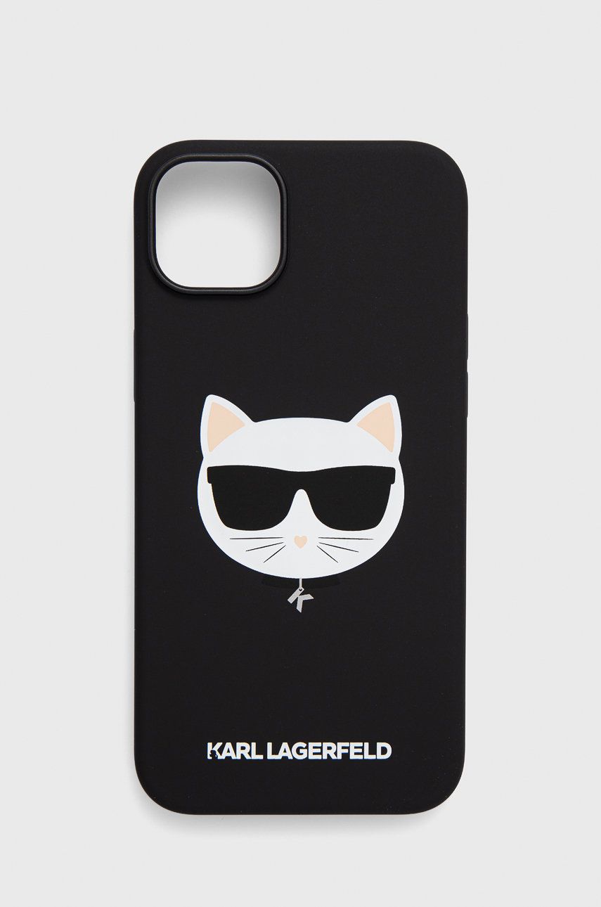 Karl Lagerfeld husa pentru telefon iPhone 14 Plus 6,7" culoarea negru Karl Lagerfeld husa pentru telefon iPhone 14 Plus 6,7" culoarea negru