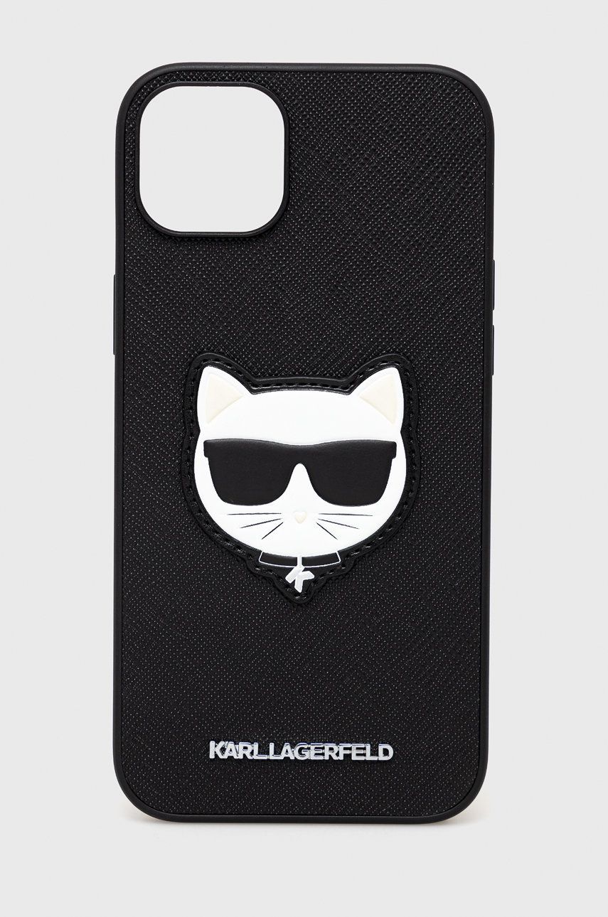 Karl Lagerfeld husa pentru telefon Iphone 14 Plus 6,7" culoarea negru Karl Lagerfeld husa pentru telefon Iphone 14 Plus 6,7" culoarea negru