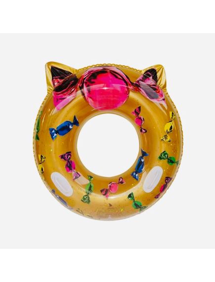 Colac cu manere, model Sweet Candy cu Urechi, Auriu, 100cm, en-gros Colac cu manere, model Sweet Candy cu Urechi, Auriu, 100cm, en-gros