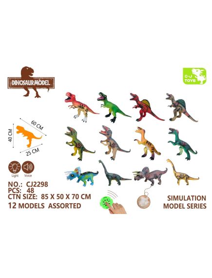 Dinozaur de jucarie, cu sunete specifice, din cauciuc, 60×40×25cm, multicolor, +3ani, en-gros Dinozaur de jucarie, cu sunete specifice, din cauciuc, 60×40×25cm, multicolor, +3ani, en-gros
