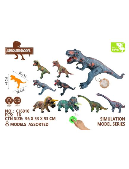 Dinozaur urias de jucarie, cu sunete specifice, 80×46×38 cm, multicolor, +3ani, en-gros Dinozaur urias de jucarie, cu sunete specifice, 80×46×38 cm, multicolor, +3ani, en-gros