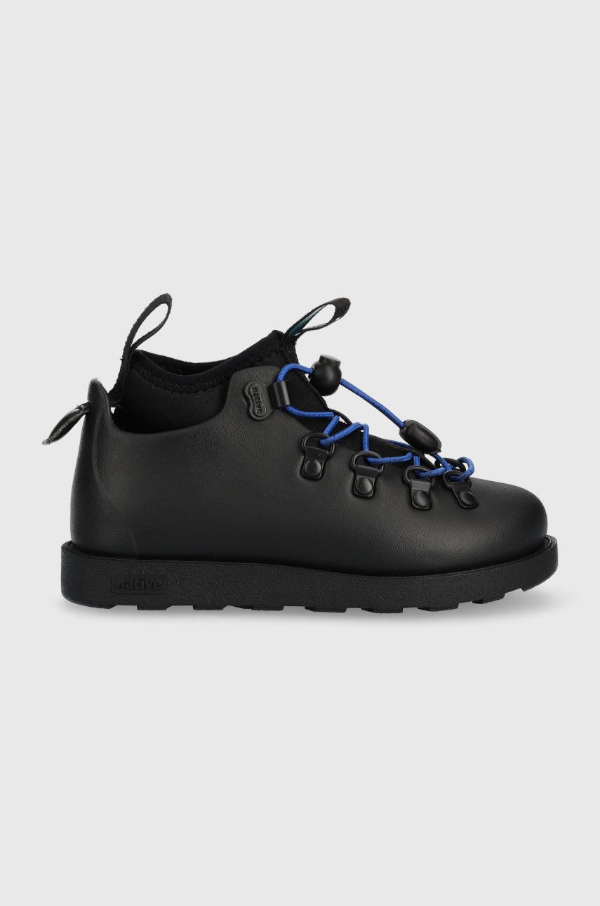 Native cizme de iarna pentru copii Fitzsimmons culoarea negru Native cizme de iarna pentru copii Fitzsimmons culoarea negru