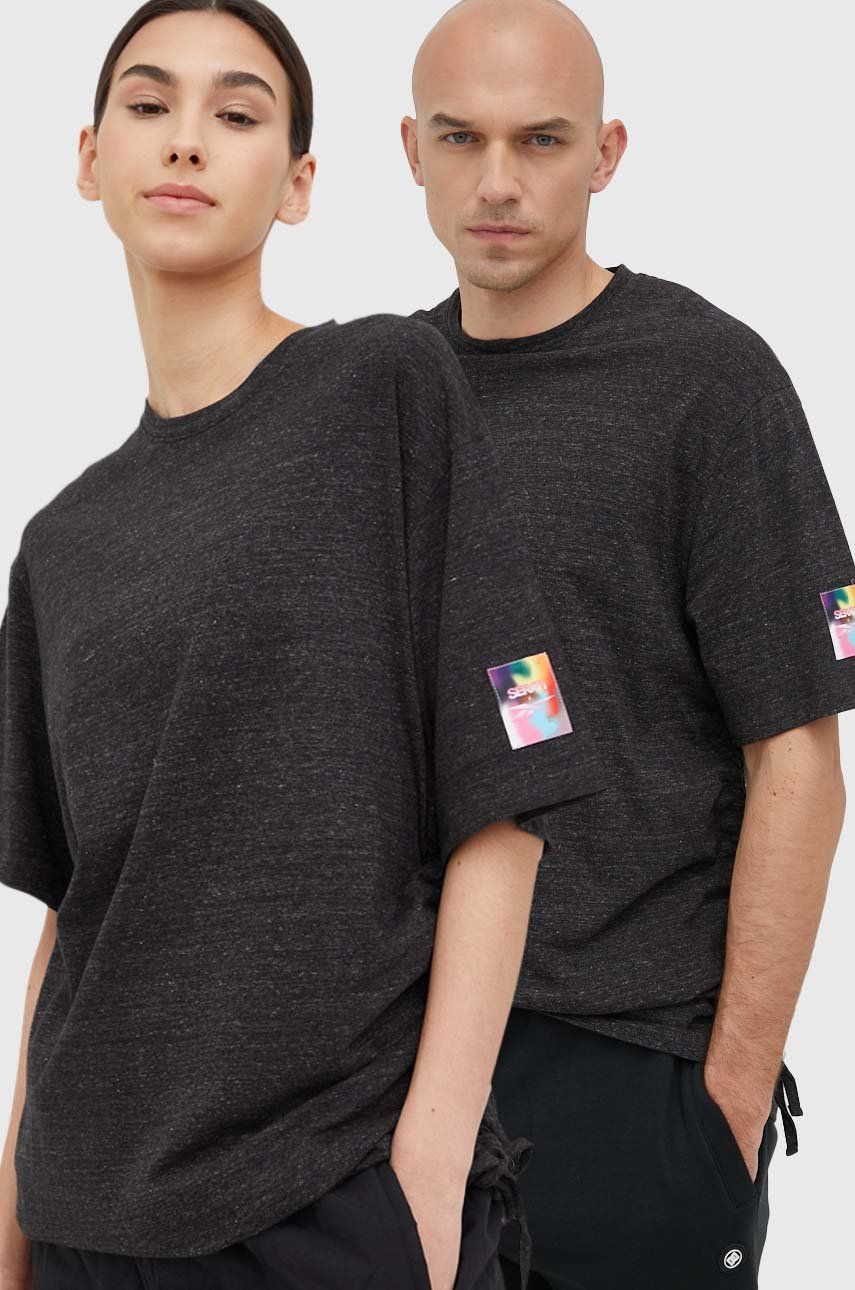 Reebok Classic tricou din bumbac Nao Serati & Pride culoarea gri, cu imprimeu Reebok Classic tricou din bumbac Nao Serati & Pride culoarea gri, cu imprimeu