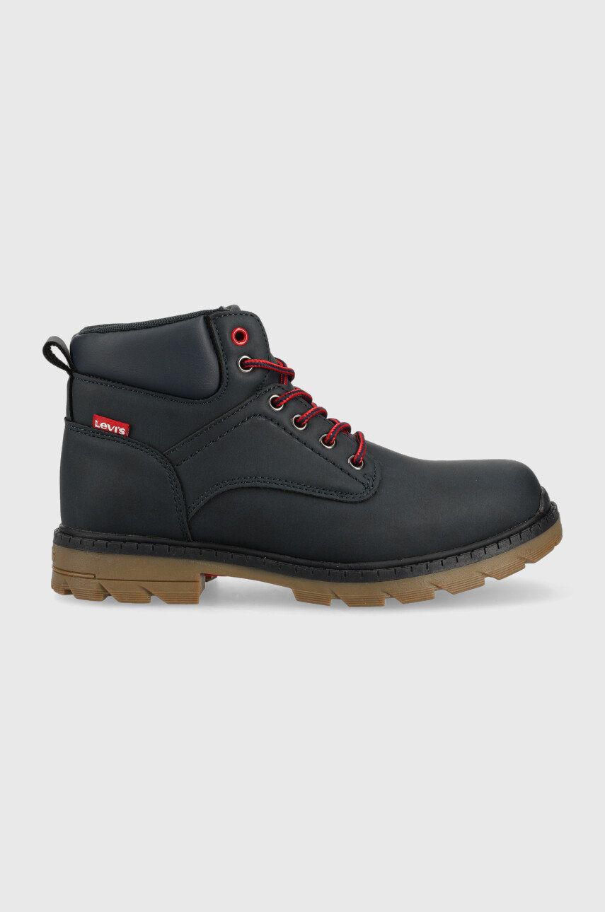 Levi's cizme de iarna pentru copii culoarea albastru marin Levi's cizme de iarna pentru copii culoarea albastru marin