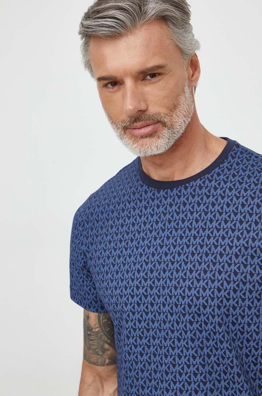 Michael Kors tricou din bumbac culoarea albastru marin, modelator Michael Kors tricou din bumbac culoarea albastru marin, modelator
