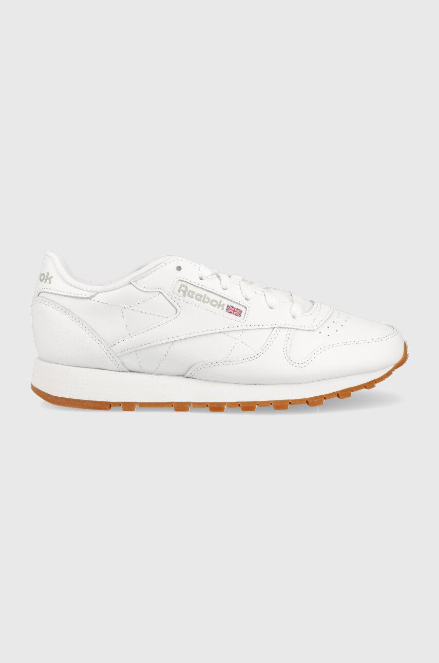 Reebok Classic sneakers din piele GY0956 culoarea alb GY0956-FWH/PG/RB Reebok Classic sneakers din piele GY0956 culoarea alb GY0956-FWH/PG/RB
