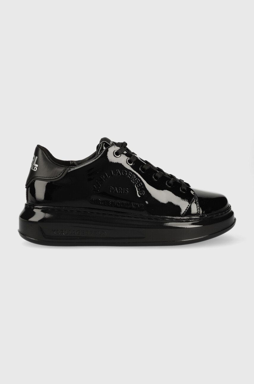 Karl Lagerfeld sneakers din piele KL62539S KAPRI culoarea negru Karl Lagerfeld sneakers din piele KL62539S KAPRI culoarea negru