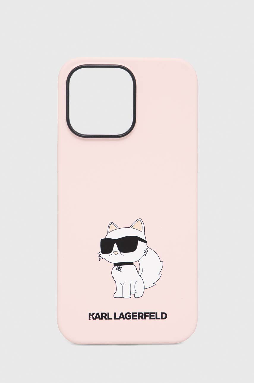 Karl Lagerfeld Husă pentru telefon iPhone 14 Pro Max 6,7'' culoarea roz Karl Lagerfeld Husă pentru telefon iPhone 14 Pro Max 6,7'' culoarea roz