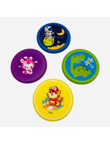 Disc Freesby pentru copii, diverse desene si culori, 20×20cm, +3ani, en-gros Disc Freesby pentru copii, diverse desene si culori, 20×20cm, +3ani, en-gros