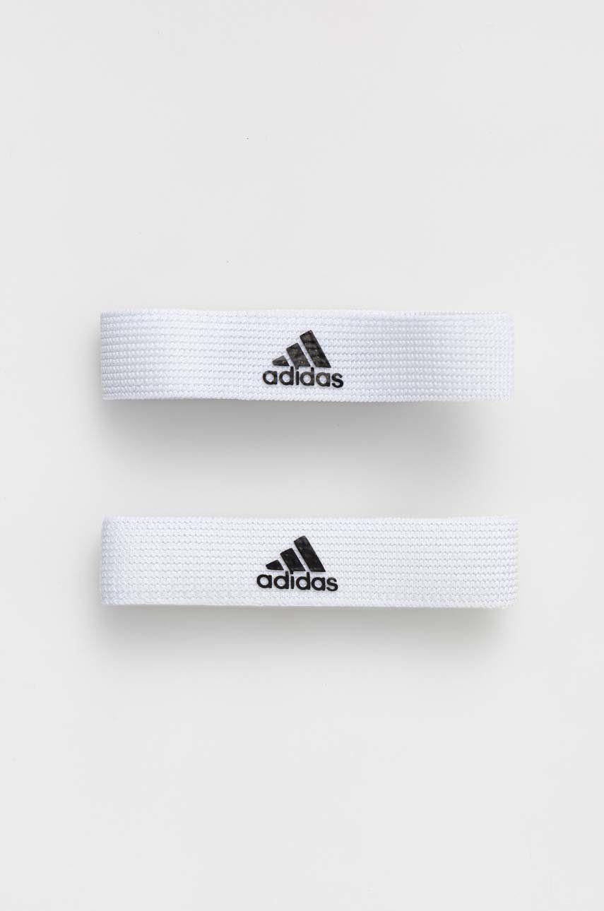 adidas Performance dopuri pentru șosete de fotbal culoarea alb 604432 adidas Performance dopuri pentru șosete de fotbal culoarea alb 604432