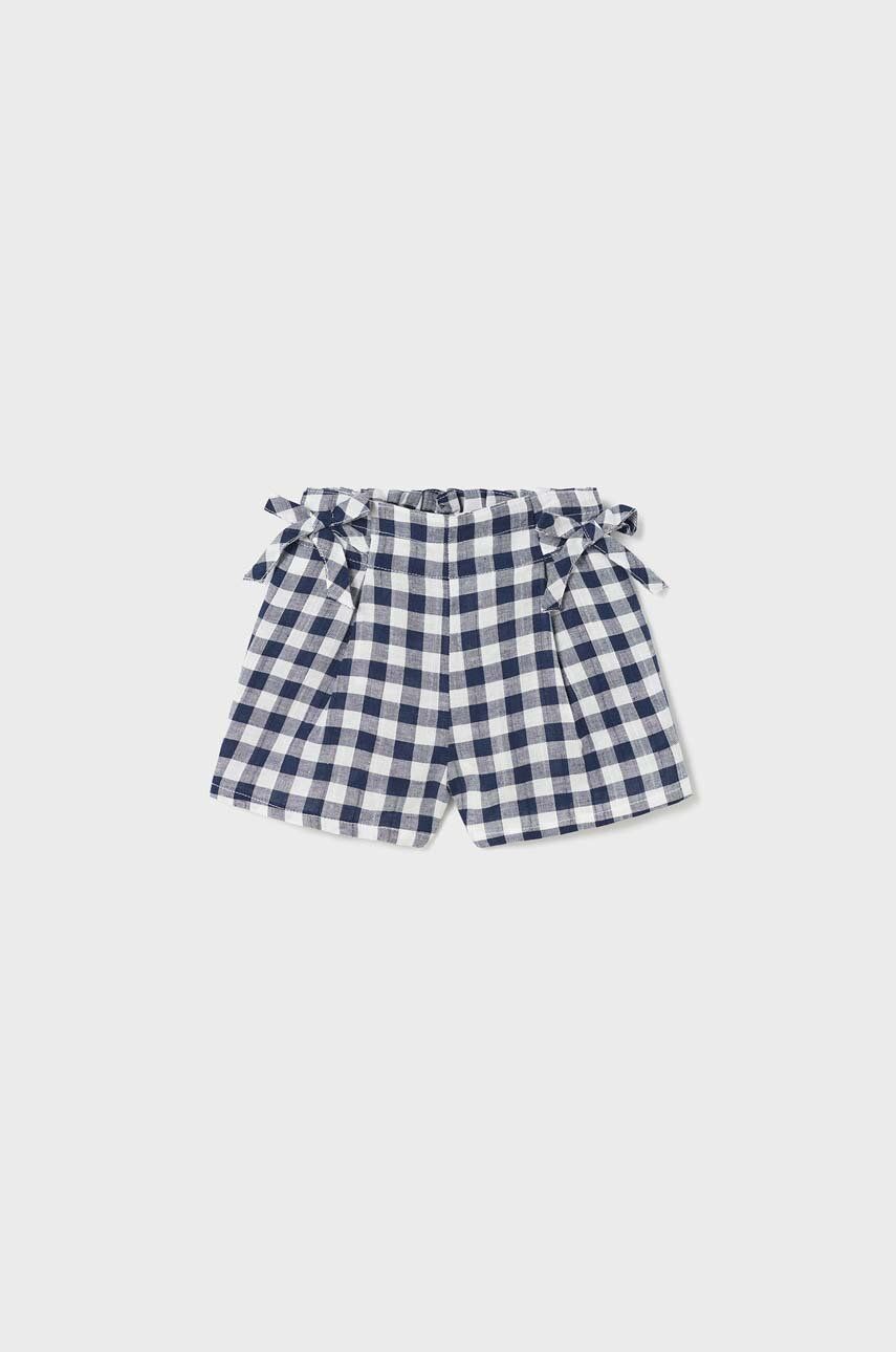 Mayoral pantaloni scurti bebe culoarea albastru marin, modelator Mayoral pantaloni scurti bebe culoarea albastru marin, modelator