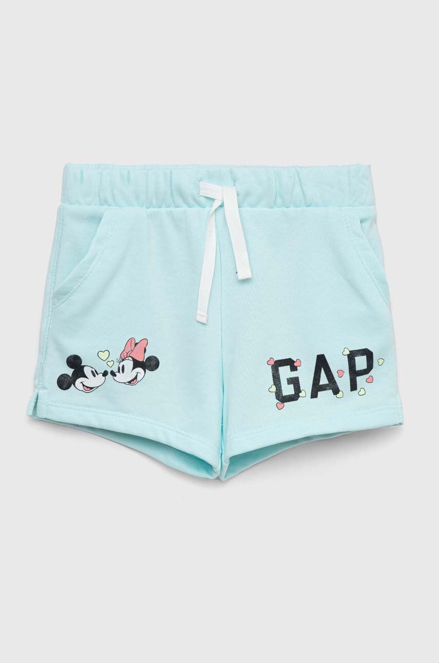 GAP pantaloni scurti copii x Disney cu imprimeu, talie reglabila GAP pantaloni scurti copii x Disney cu imprimeu, talie reglabila