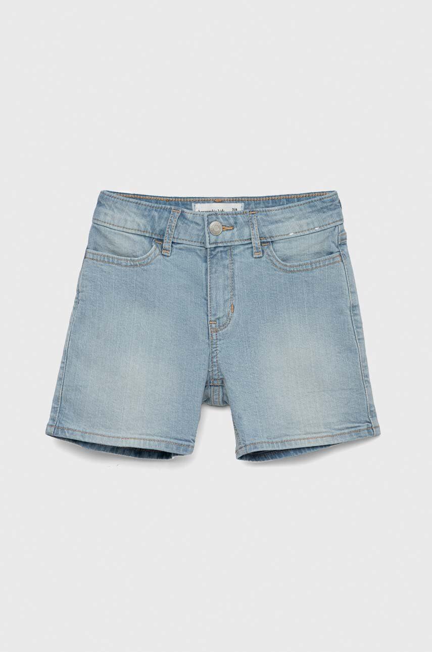 Abercrombie & Fitch pantaloni scurti din denim pentru copii neted Abercrombie & Fitch pantaloni scurti din denim pentru copii neted
