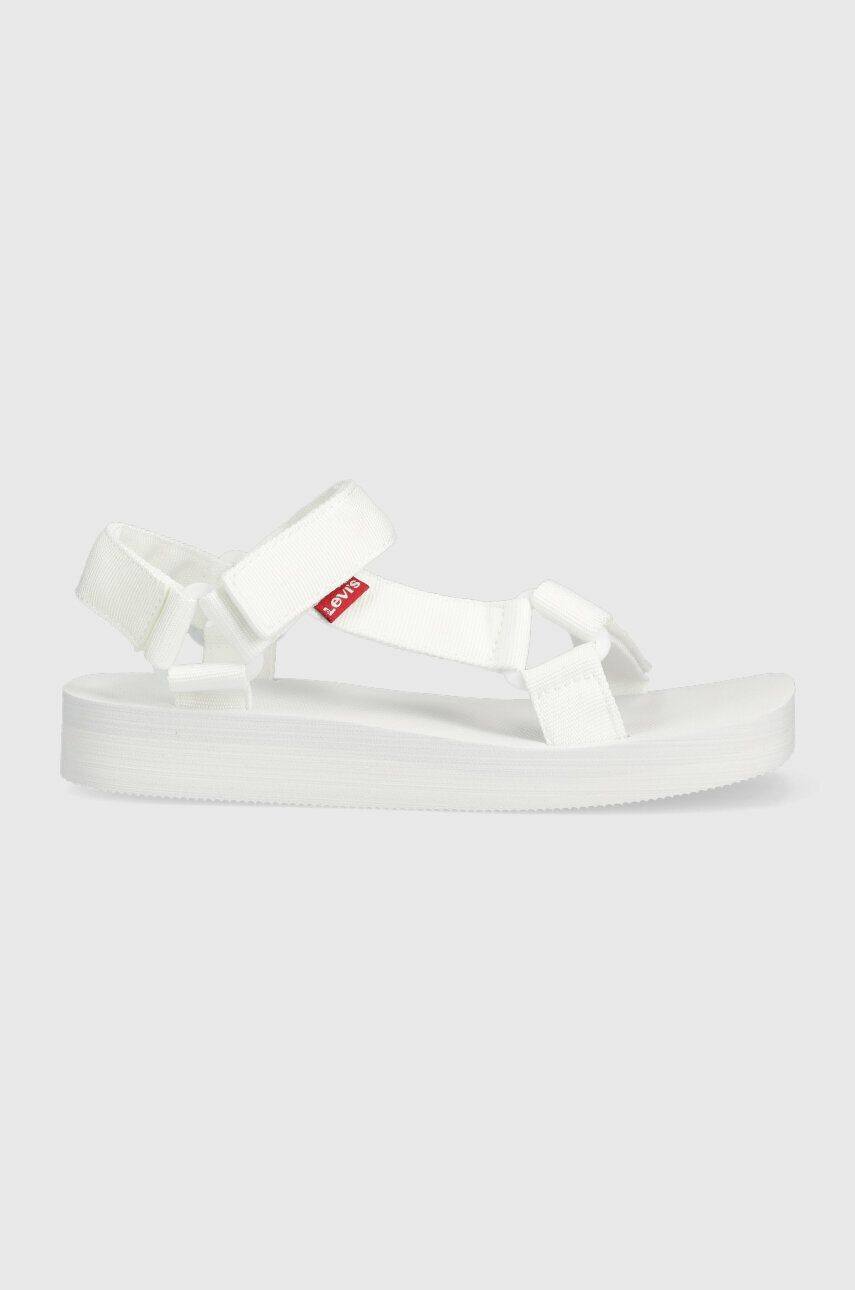 Levi's sandale Cadys Low femei, culoarea alb, D5313.0006 D5313.0006-50 Levi's sandale Cadys Low femei, culoarea alb, D5313.0006 D5313.0006-50