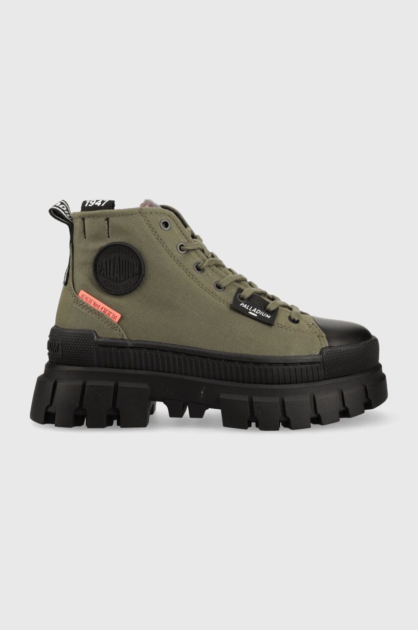Palladium tenisi METROPOLITAN REVOLT femei, culoarea verde, 97242.309.M Palladium tenisi METROPOLITAN REVOLT femei, culoarea verde, 97242.309.M