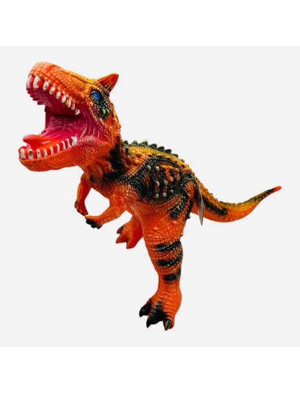 Dinozaur de jucarie, din cauciuc, cu sunete specifice, 75×40cm, +3ani, en-gros Dinozaur de jucarie, din cauciuc, cu sunete specifice, 75×40cm, +3ani, en-gros